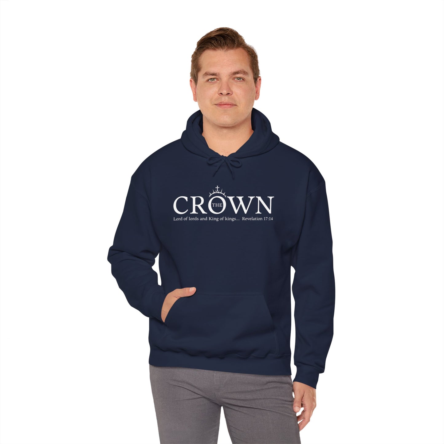 The Crown King of Kings, Lord of Lords Unisex Heavy Blend™ Hooded Sweatshirt