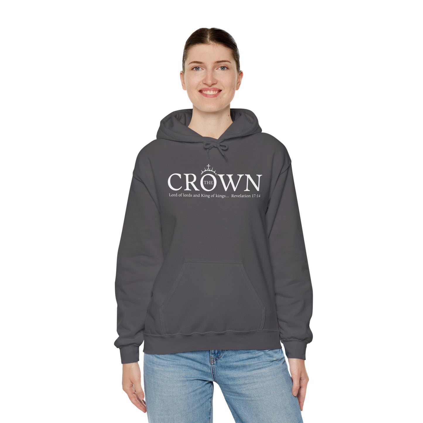 The Crown King of Kings, Lord of Lords Unisex Heavy Blend™ Hooded Sweatshirt