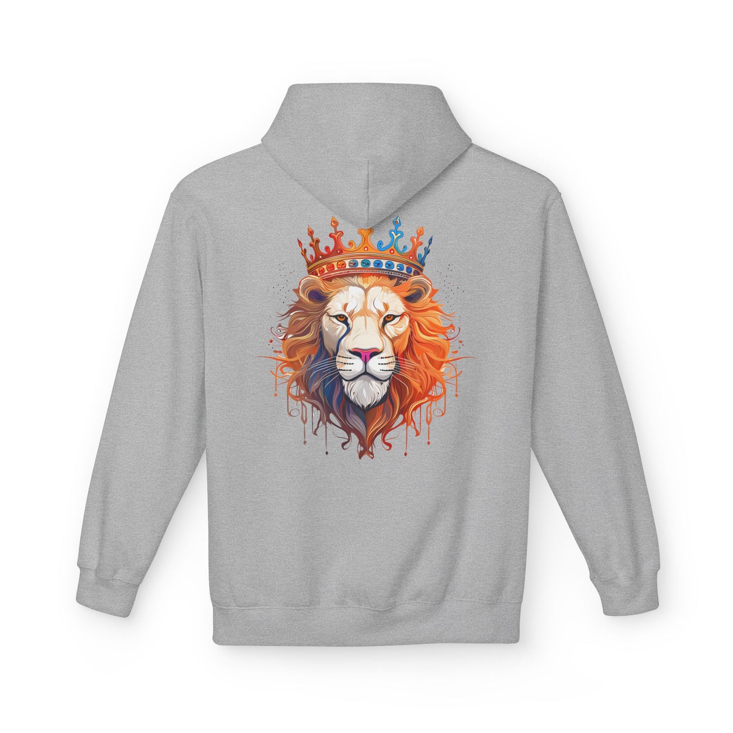 Watercolor Lion of Judah Graphic Hoodie