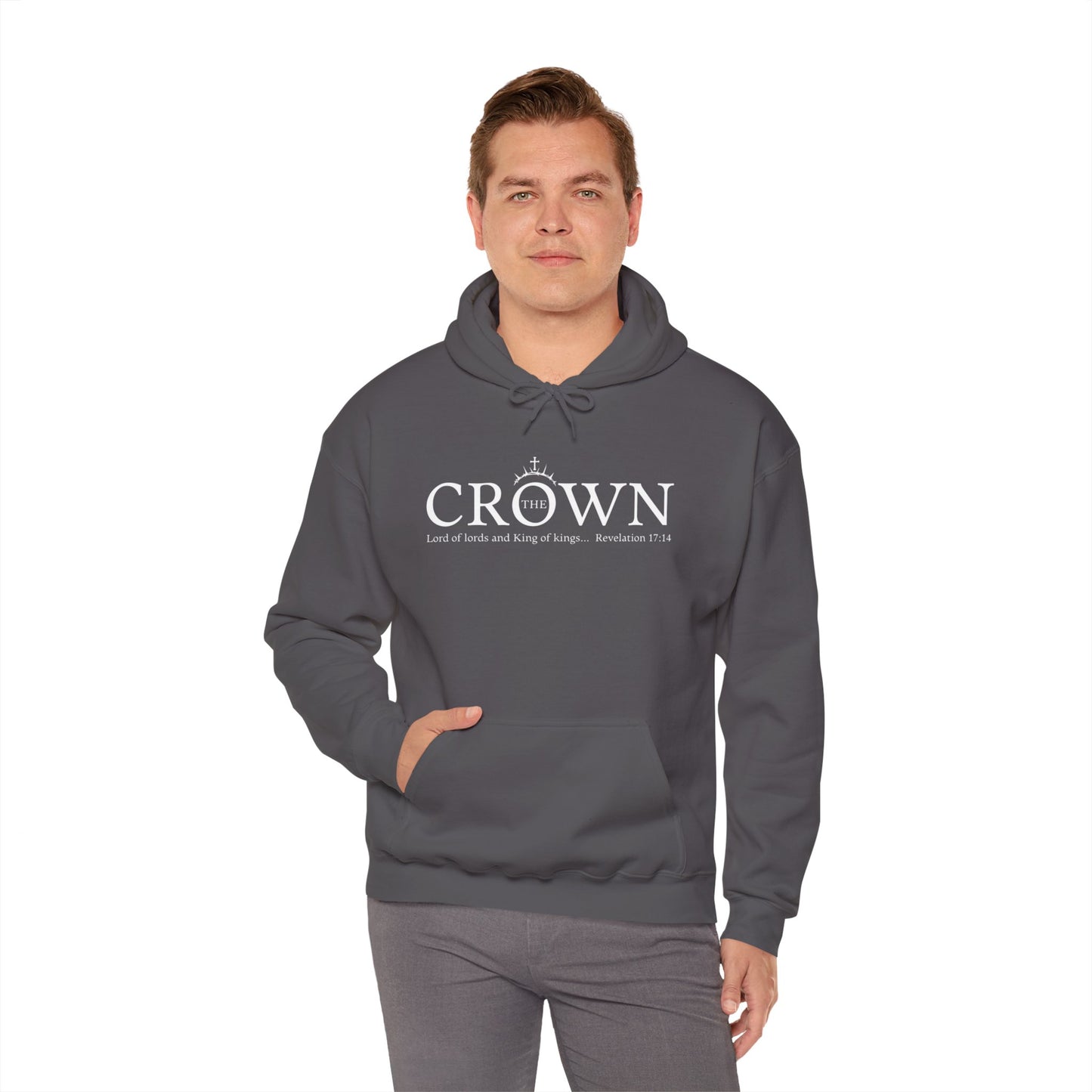 The Crown King of Kings, Lord of Lords Unisex Heavy Blend™ Hooded Sweatshirt