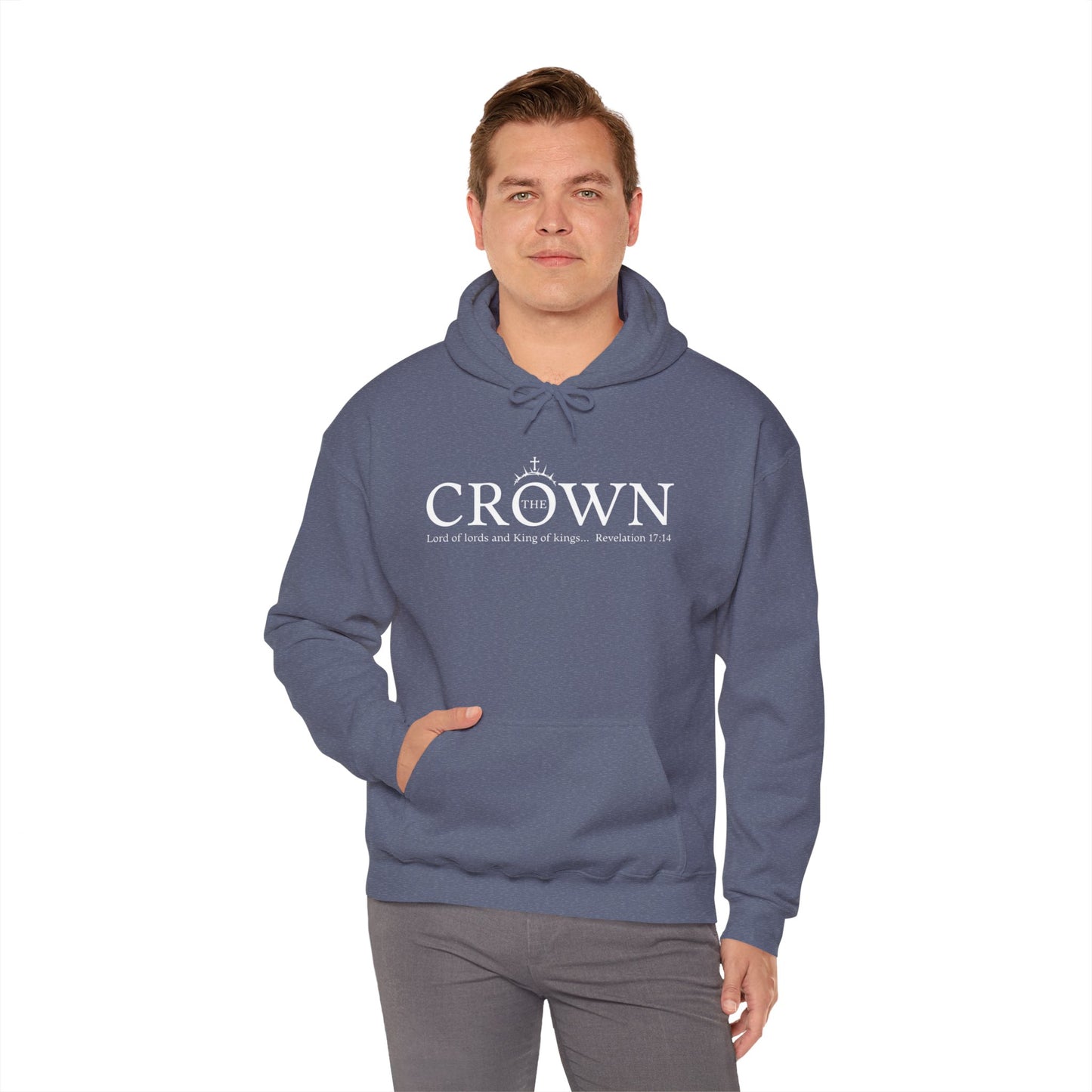 The Crown King of Kings, Lord of Lords Unisex Heavy Blend™ Hooded Sweatshirt
