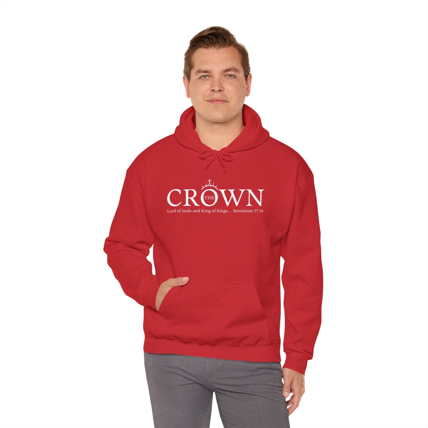 The Crown King of Kings, Lord of Lords Unisex Heavy Blend™ Hooded Sweatshirt