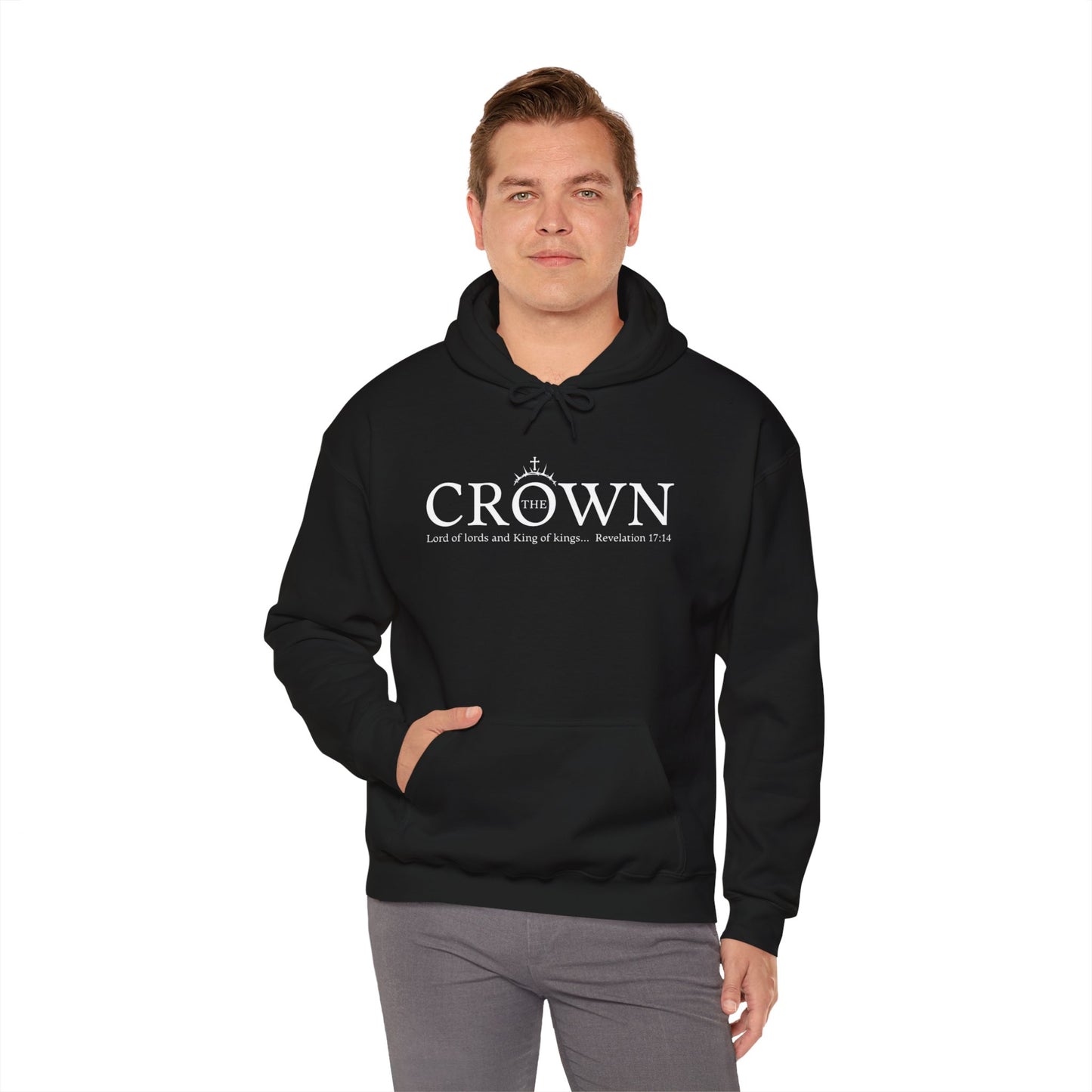 The Crown King of Kings, Lord of Lords Unisex Heavy Blend™ Hooded Sweatshirt