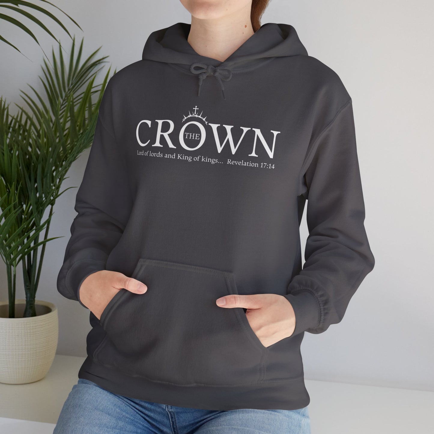 The Crown King of Kings, Lord of Lords Unisex Heavy Blend™ Hooded Sweatshirt