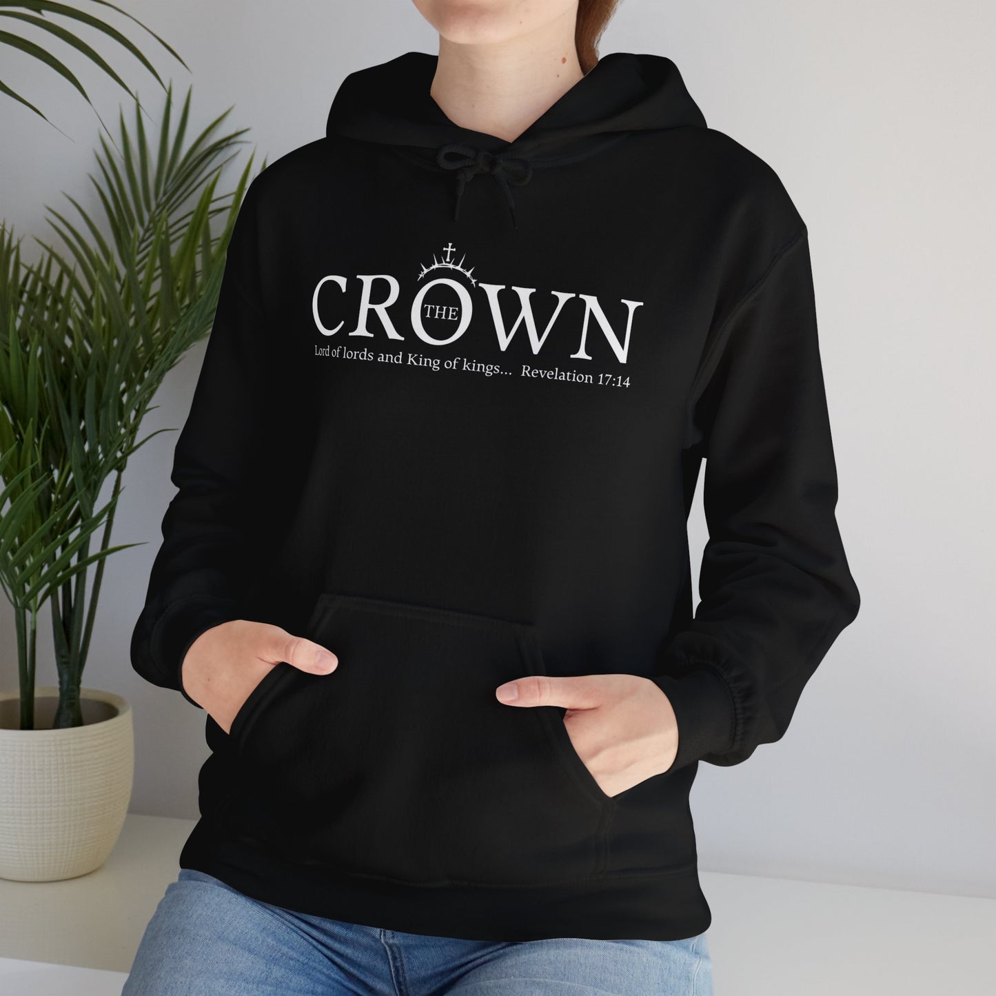 The Crown King of Kings, Lord of Lords Unisex Heavy Blend™ Hooded Sweatshirt