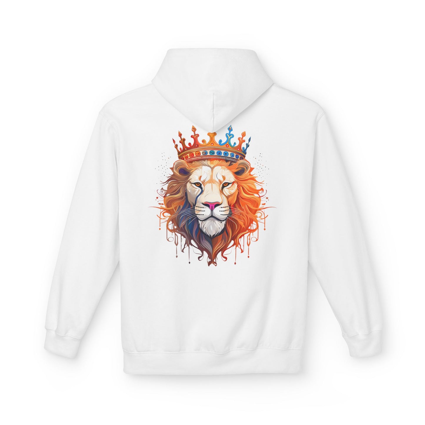 Watercolor Lion of Judah Graphic Hoodie