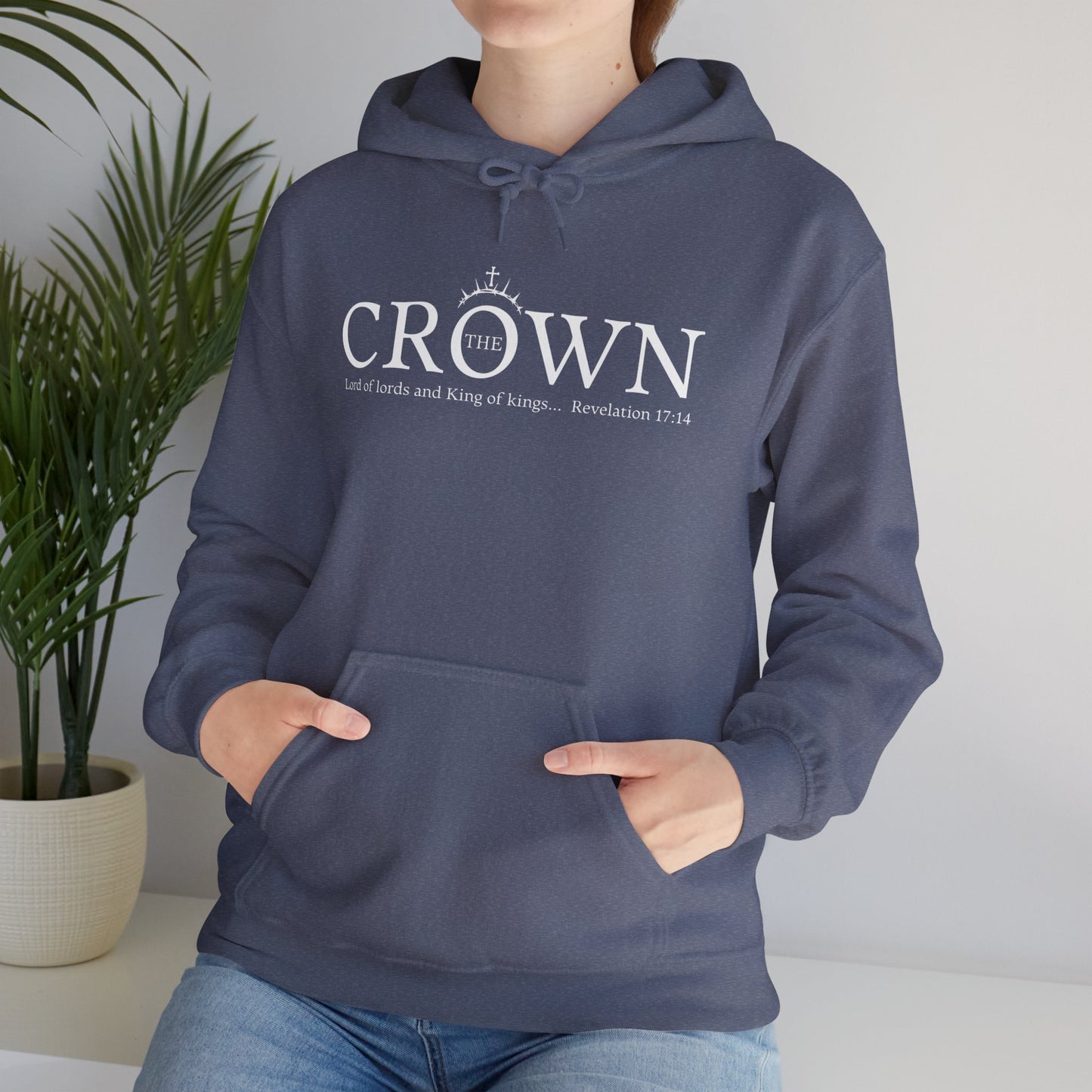 The Crown King of Kings, Lord of Lords Unisex Heavy Blend™ Hooded Sweatshirt