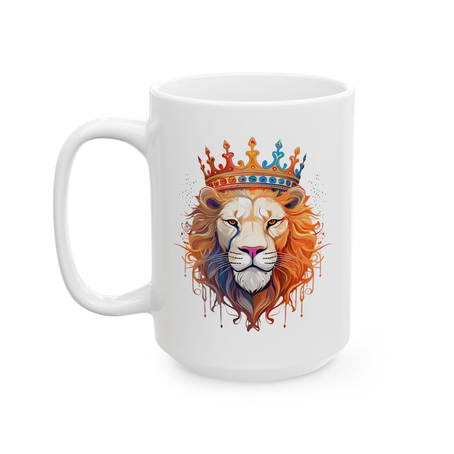 Watercolor Lion of Judah Mug 15oz