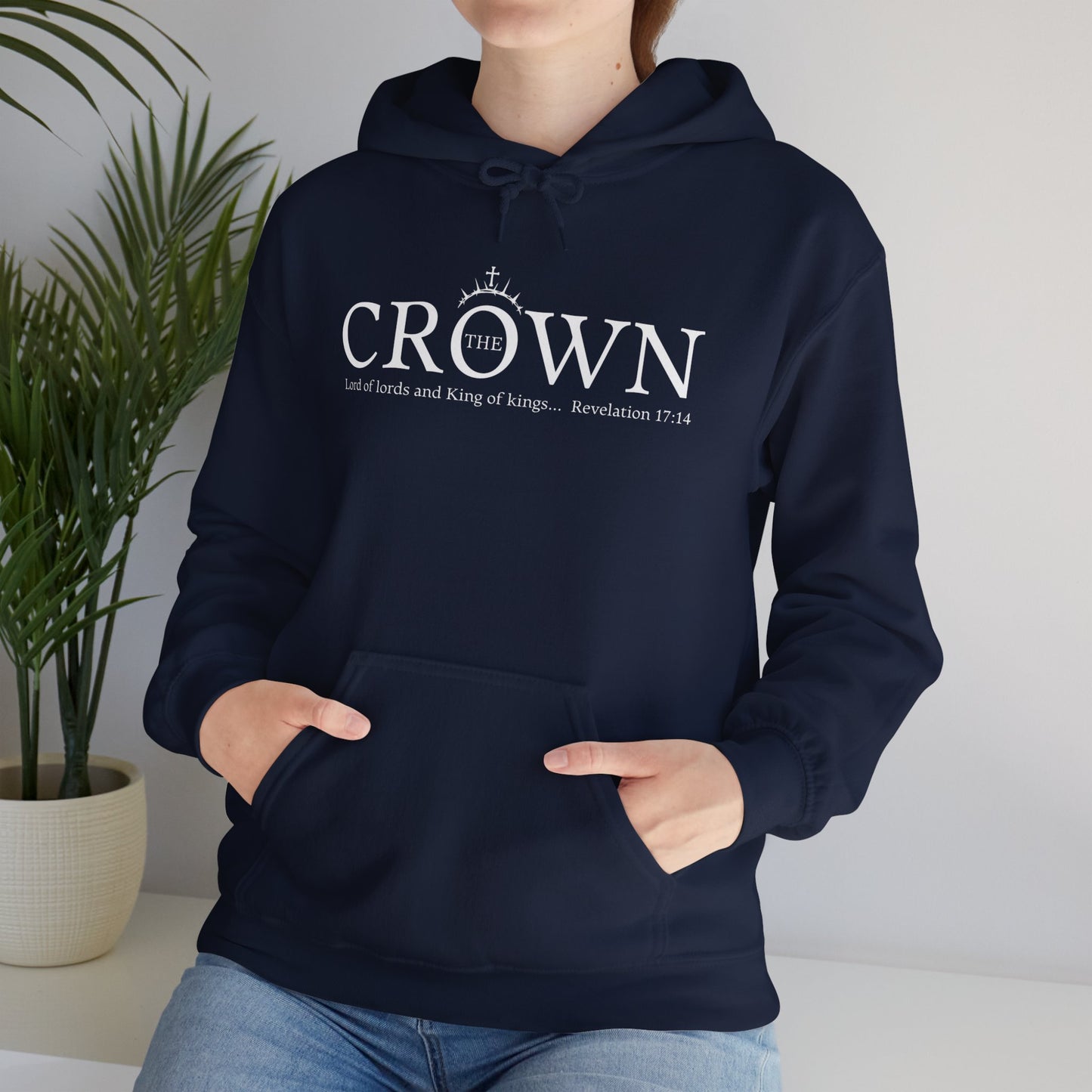The Crown King of Kings, Lord of Lords Unisex Heavy Blend™ Hooded Sweatshirt