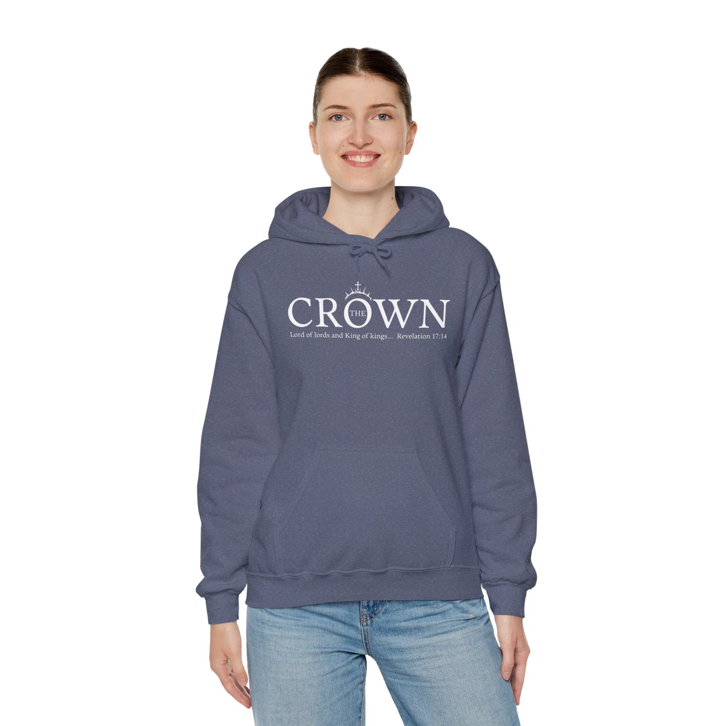 The Crown King of Kings, Lord of Lords Unisex Heavy Blend™ Hooded Sweatshirt